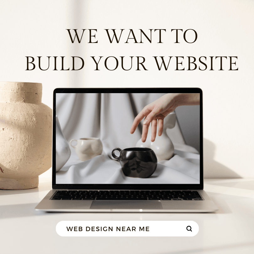 Build your website laptop image